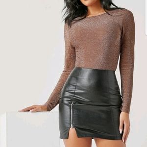 New glitter bodysuit, size L